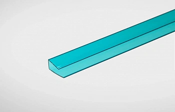 Профиль торцевой 8мм бирюзовый 2,1м