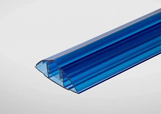 Профиль соединительный разъёмный крышка 6-16 синий 6м