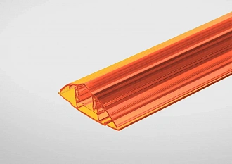 Профиль соединительный разъёмный крышка 6-16 оранжевый 6м