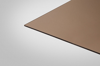 Монолитный поликарбонат Колибри 6 мм бронзовый 3,75*2,05 м 40%