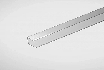 Профиль торцевой 8мм прозрачный 2,1м