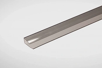 Профиль торцевой 8мм графитовый 2,1м