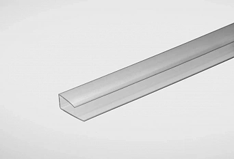 Профиль торцевой 6мм серебристый 2,1м