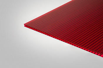 Сотовый поликарбонат Колибри 8 мм гранатовый 12,0*2,1м