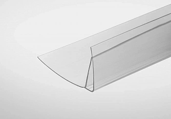 Профиль пристеночный 8-10мм прозрачный 6мп