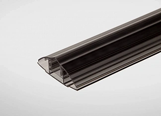 Профиль соединительный разъёмный крышка 6-16 графитовый 6м