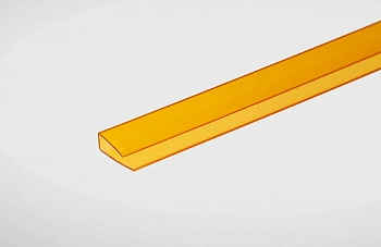 Профиль торцевой 8мм оранжевый 2,1м